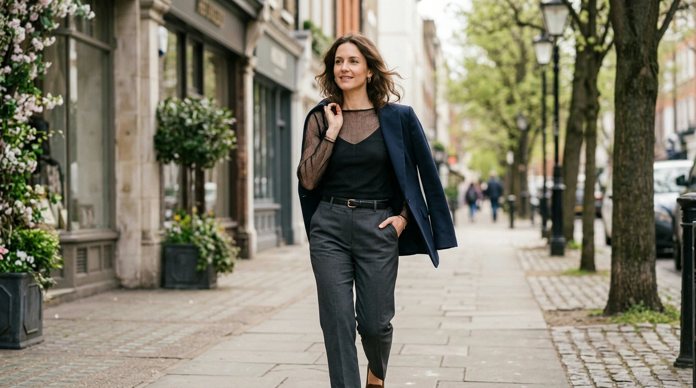 Sheer Tulle Long Sleeve Top: Chic Spring Layering Guide